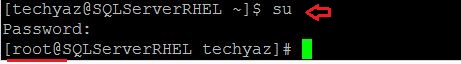 login using su account