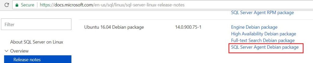 Download SQL Server Agent Package