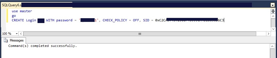 create login