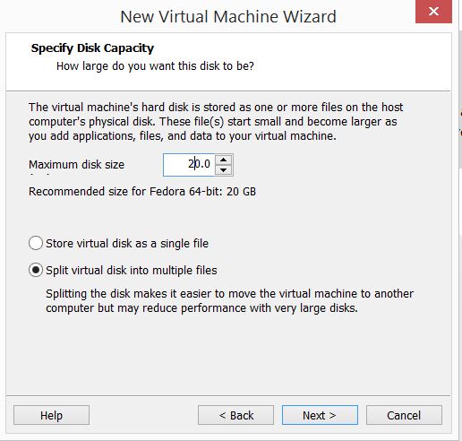disk configuration