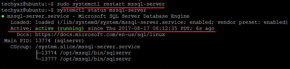 restart SQL Server Service