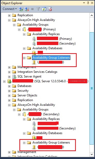 listener in ssms