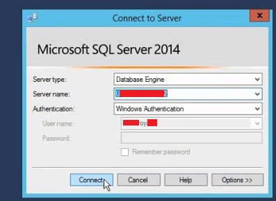connect using different account in ssms