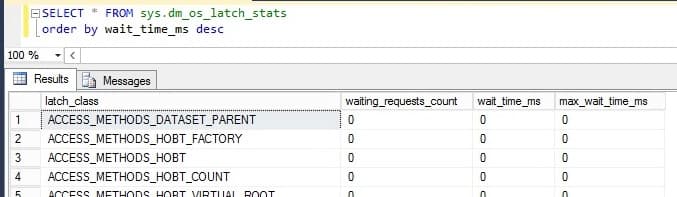 latch details after cleaning its buffer data 