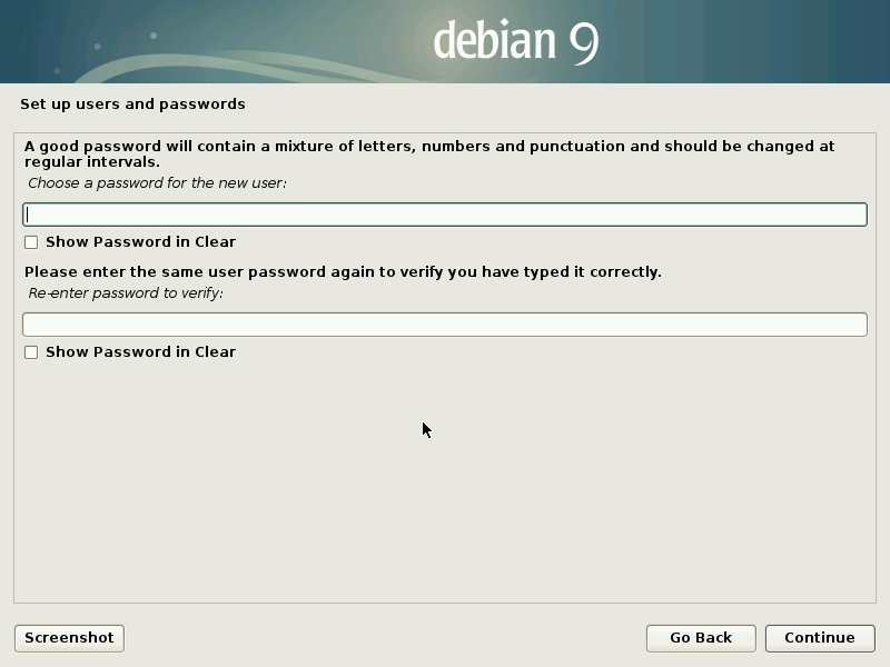 Configure Password