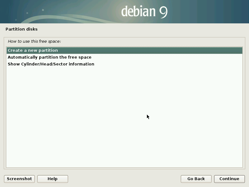 Create the First Partition