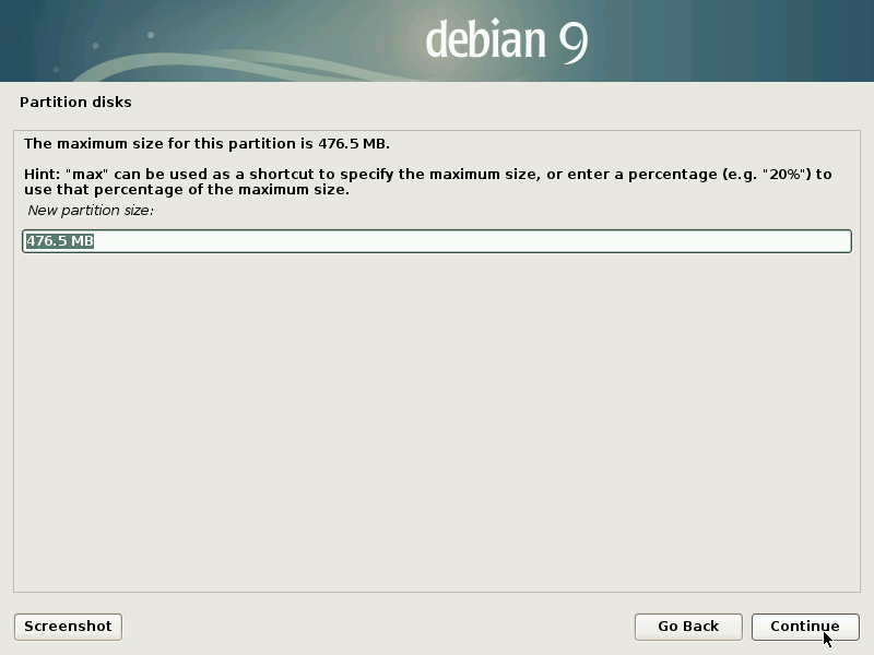 Create Logical Disk Partition