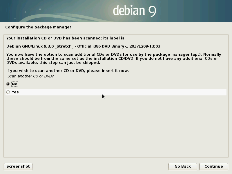 Configure the Package manager of Debian 9 Stretch