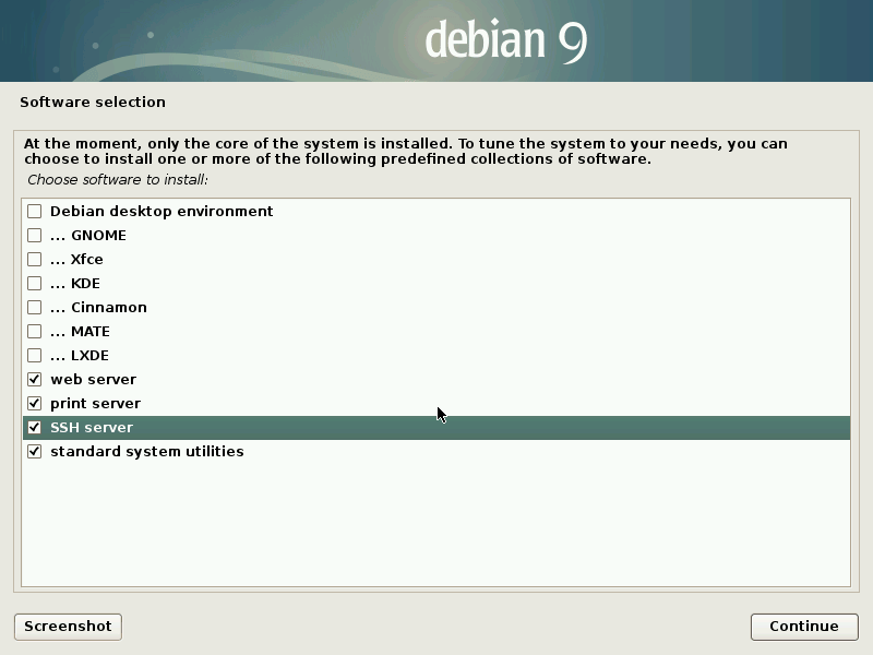Software selection