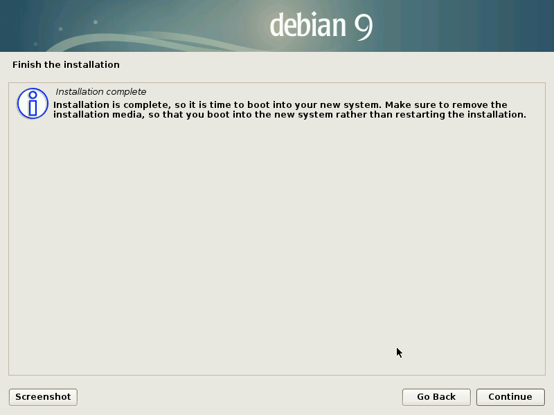 Finish the Installation