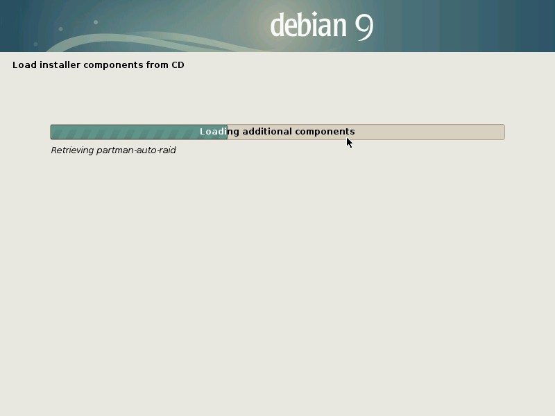 Debian setting apply in process