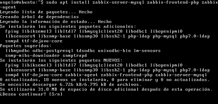 Install Zabbix