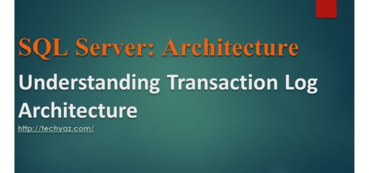 transaction log file architecture