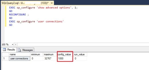 SQL Server Error 233: User Connections Server Configuration option in ...