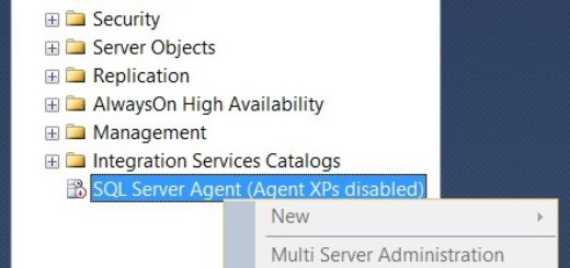 Check SQL Server Agent in SSMS