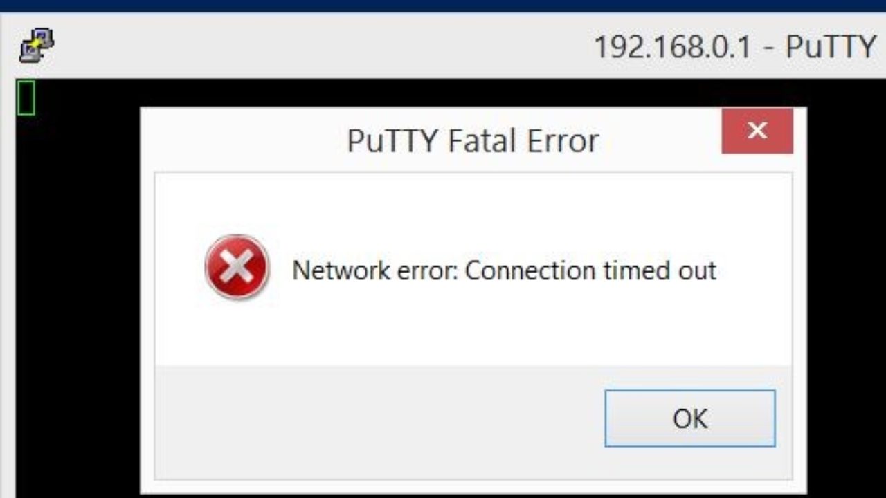 esxi ssh program error connection recusado