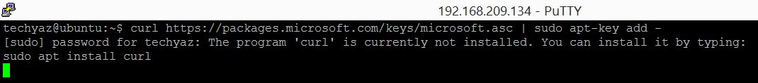 Install SQL Server 2017 on Ubuntu with Internet Access