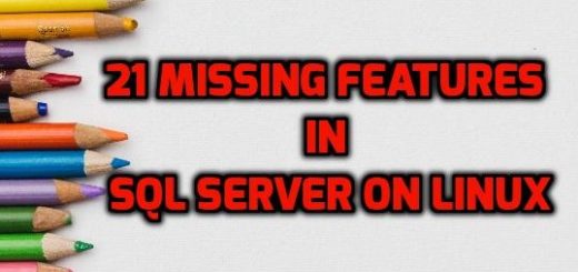 21 missing features in sql server on linux