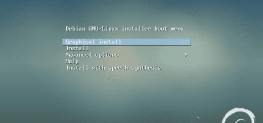 Debian 9 Stretch Installation Welcome Screen