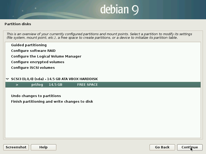 Debian partitioning. Debian partitioning
