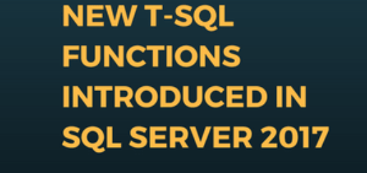 New T-SQL Functions in SQL 2017