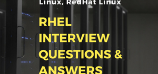 Red Hat Linux Interview Questions and Answers