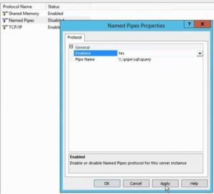 Fix SQL Server Error 233: No process is on the other end of the pipe