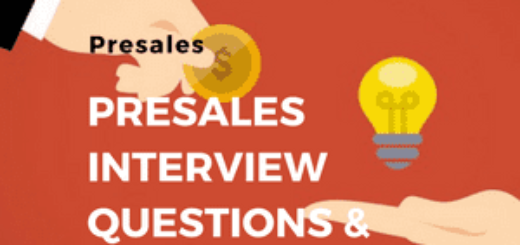 Presales Interview Questions