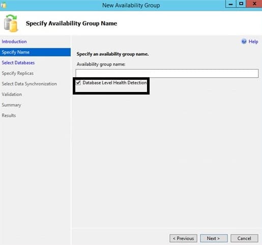 Enable Enhanced Database Failover