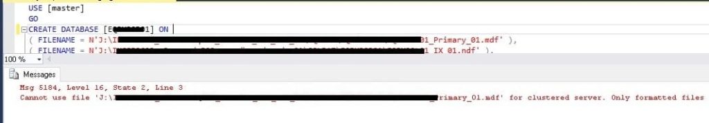 Fix SQL Server Error 5184